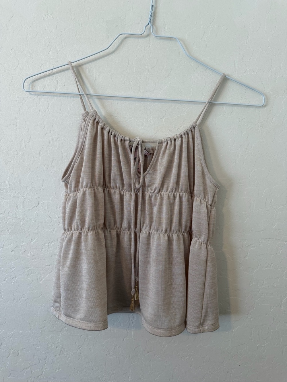 Victoria’s Secret Tiered Tie Spaghetti-Strap Tank